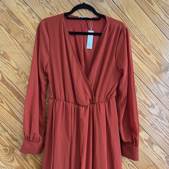 BALTIC BORN Lydia Maxi Dress Rust Size X Large - Picture 2 of 9